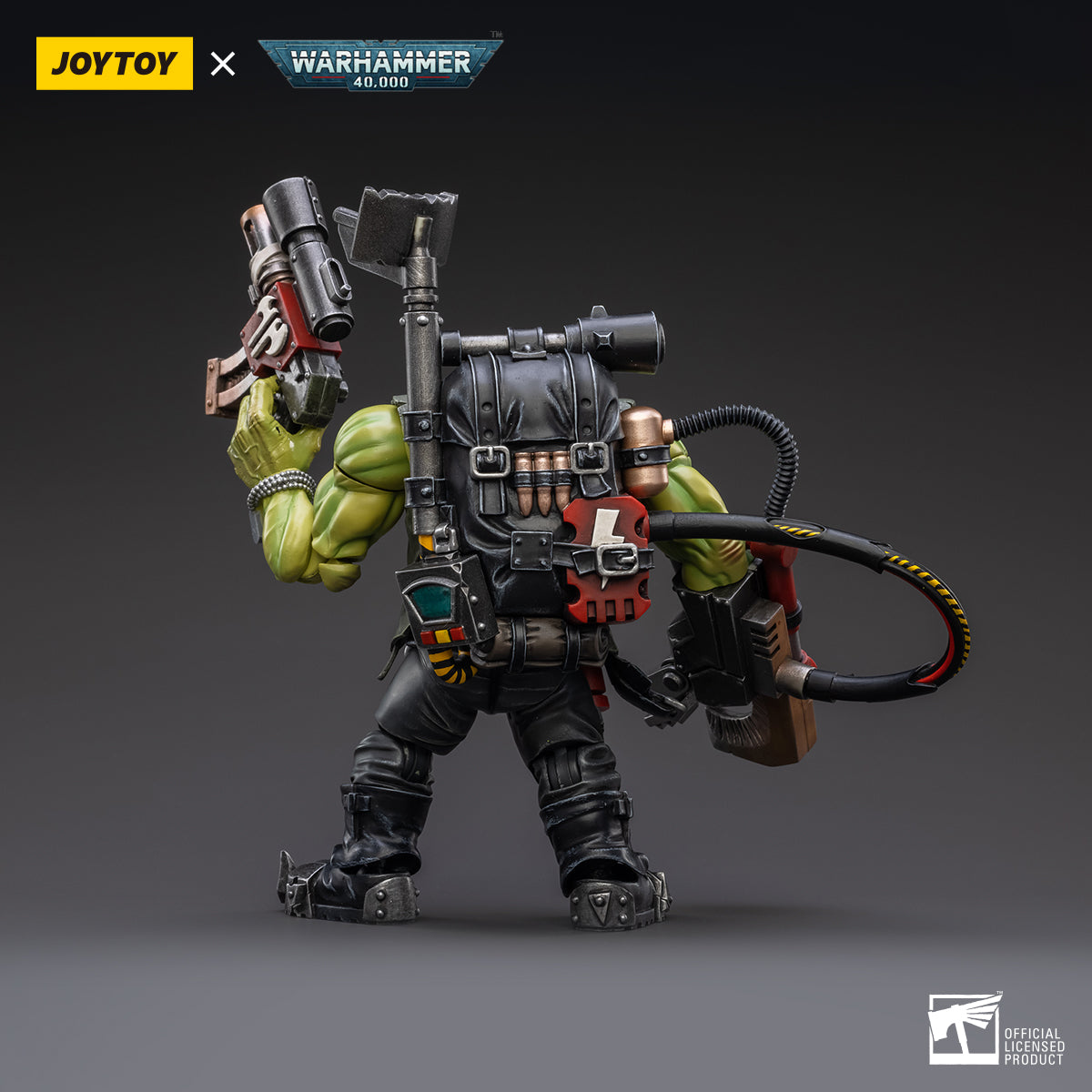 Warhammer 40k JoyToy Actionfigure - Ork Kommandos Nob Nazbog figure for collectors, display and premium shelf presentation