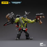 Warhammer 40k JoyToy Actionfigure - Ork Kommandos Nob Nazbog figure for collectors, display and premium shelf presentation