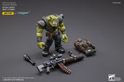 Warhammer 40k JoyToy Actionfigure - Ork Kommandos Snipa Boy Balrukk figure for collectors, display and premium shelf presentation