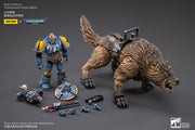 Warhammer 40k JoyToy Actionfigure - Space Wolves Thunderwolf Cavalry Bjane figure for collectors, display and premium shelf presentation