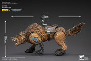 Warhammer 40k JoyToy Actionfigure - Space Wolves Thunderwolf Cavalry Bjane figure for collectors, display and premium shelf presentation