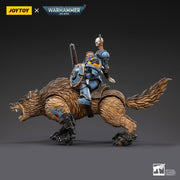 Warhammer 40k JoyToy Actionfigure - Space Wolves Thunderwolf Cavalry Bjane figure for collectors, display and premium shelf presentation