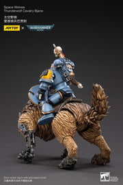 Warhammer 40k JoyToy Actionfigure - Space Wolves Thunderwolf Cavalry Bjane figure for collectors, display and premium shelf presentation
