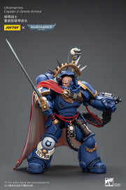 Warhammer 40k JoyToy Actionfigure - Ultramarines Captain in Gravis Armour figure for collectors, display and premium shelf presentation