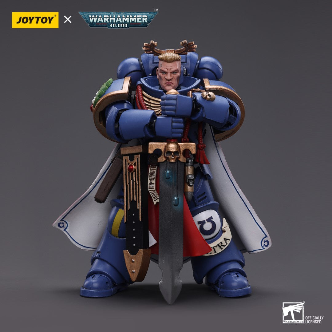 Warhammer 40k JoyToy Actionfigure - Ultramarines Primaris Captain with Power Sword and Plasma Pistol figure for collectors, display and