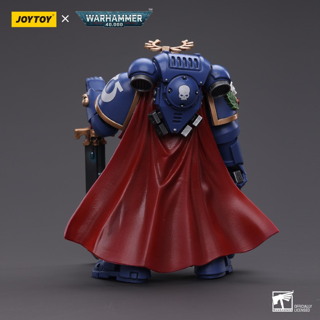 Warhammer 40k JoyToy Actionfigure - Ultramarines Primaris Captain with Power Sword and Plasma Pistol figure for collectors, display and