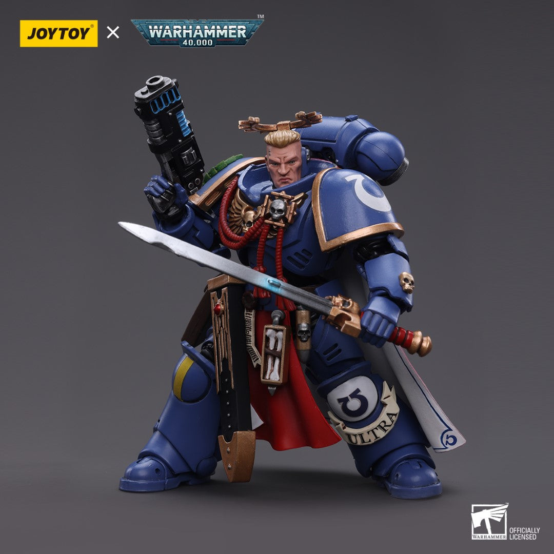 Warhammer 40k JoyToy Actionfigure - Ultramarines Primaris Captain with Power Sword and Plasma Pistol figure for collectors, display and