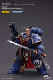 Warhammer 40k JoyToy Actionfigure - Ultramarines Primaris Captain with Power Sword and Plasma Pistol figure for collectors, display and