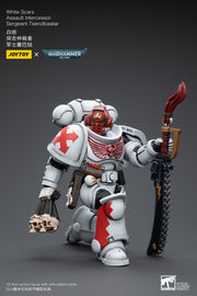 Warhammer 40k JoyToy Actionfigure - White Scars Assault lntercessor Sergeant Tsendbaatar figure for collectors, display and premium shelf