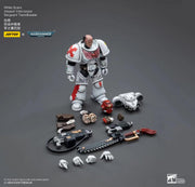 Warhammer 40k JoyToy Actionfigure - White Scars Assault lntercessor Sergeant Tsendbaatar figure for collectors, display and premium shelf