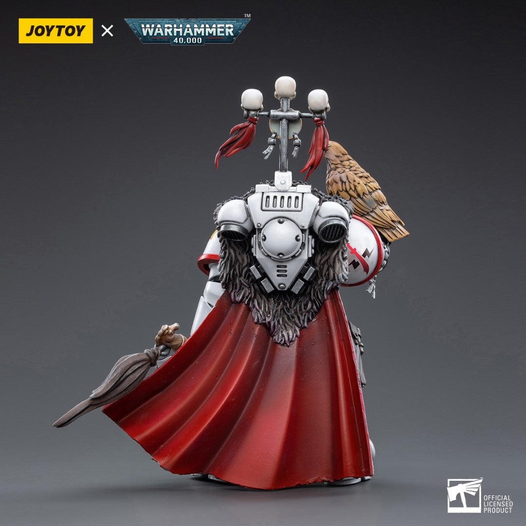 Warhammer 40k JoyToy Actionfigure - White Scars Captain Kor'sarro Khan figure for collectors, display and premium shelf presentation