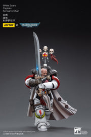 Warhammer 40k JoyToy Actionfigure - White Scars Captain Kor'sarro Khan figure for collectors, display and premium shelf presentation
