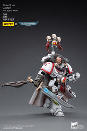 Warhammer 40k JoyToy Actionfigure - White Scars Captain Kor'sarro Khan figure for collectors, display and premium shelf presentation