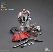 Warhammer 40k JoyToy Actionfigure - White Scars Captain Kor'sarro Khan figure for collectors, display and premium shelf presentation