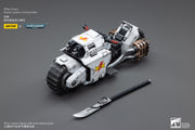 Warhammer 40k JoyToy Actionfigure - White Scars Raider-pattern Combat Bike figure for collectors, display and premium shelf presentation