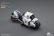 Warhammer 40k JoyToy Actionfigure - White Scars Raider-pattern Combat Bike figure for collectors, display and premium shelf presentation