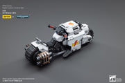 Warhammer 40k JoyToy Actionfigure - White Scars Raider-pattern Combat Bike figure for collectors, display and premium shelf presentation