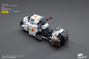 Warhammer 40k JoyToy Actionfigure - White Scars Raider-pattern Combat Bike figure for collectors, display and premium shelf presentation
