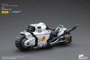 Warhammer 40k JoyToy Actionfigure - White Scars Raider-pattern Combat Bike figure for collectors, display and premium shelf presentation