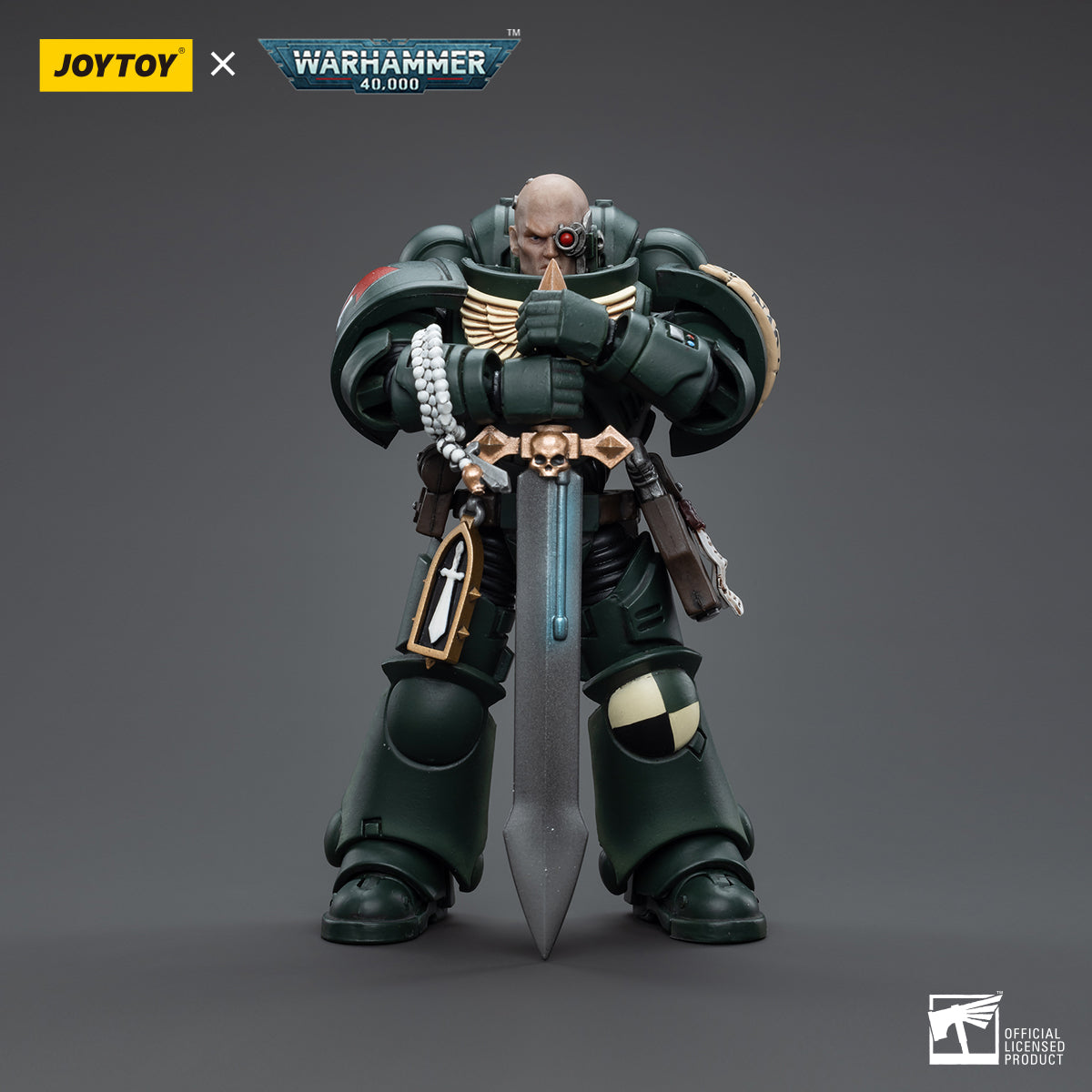 Warhammer 40k JoyToy Actionfigure - Dark Angels Intercessors Brother Nadael figure for collectors, display and premium shelf presentation