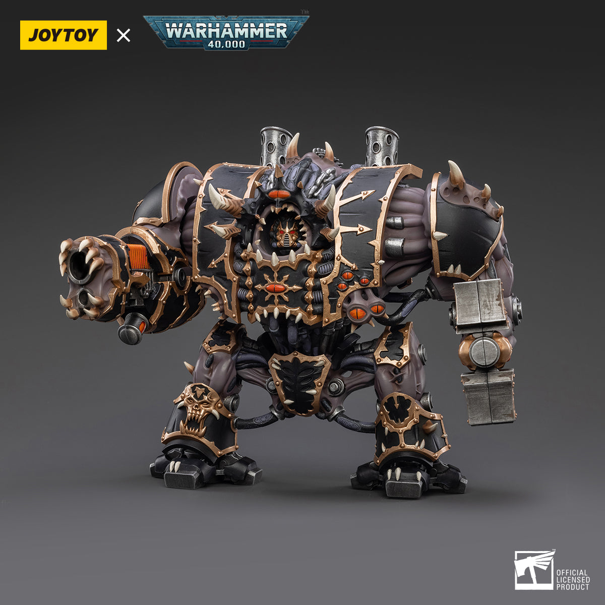 Warhammer 40k JoyToy Actionfigure - Black Legion Helbrute figure for collectors, display and premium shelf presentation