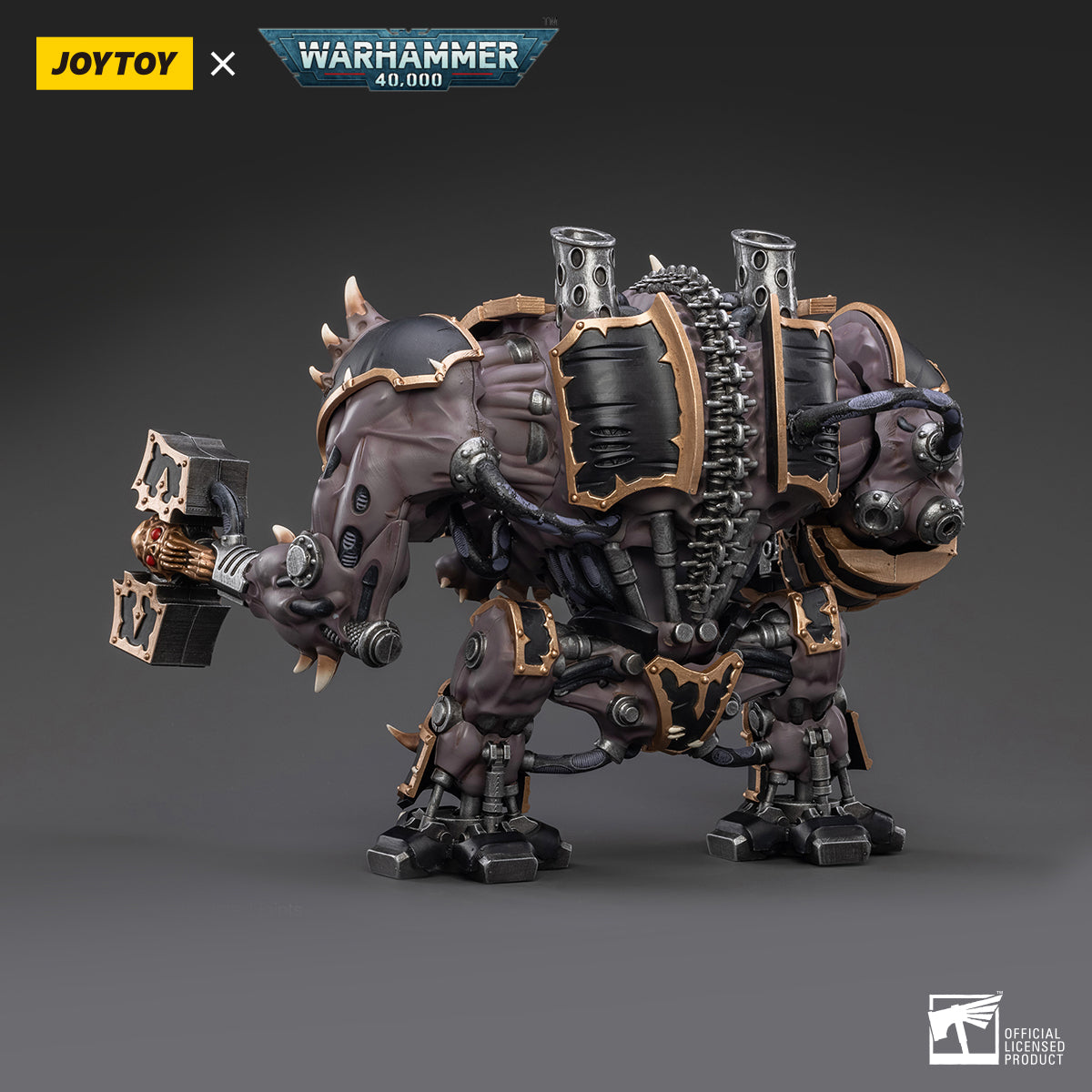 Warhammer 40k JoyToy Actionfigure - Black Legion Helbrute figure for collectors, display and premium shelf presentation