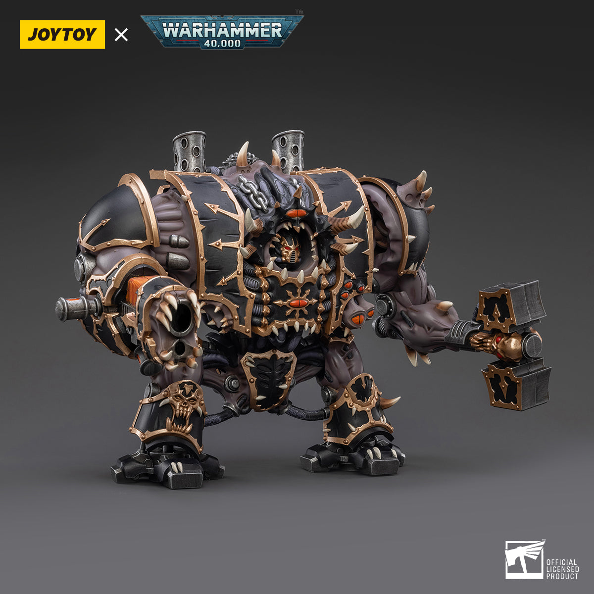 Warhammer 40k JoyToy Actionfigure - Black Legion Helbrute figure for collectors, display and premium shelf presentation