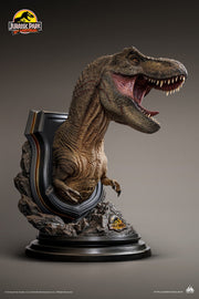 Jurassic World Dominion 1:3 Bust - IN STOCK statue from Queen Studios for collectors, display and premium shelf presentation