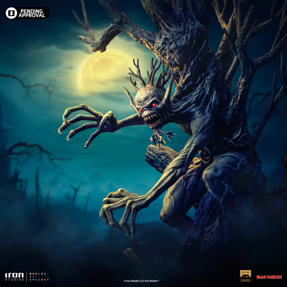 Iron Maiden - Fear Of The Dark Eddie Statue Art Scale 1/10 statue from Iron Studios for collectors, display and premium shelf presentation