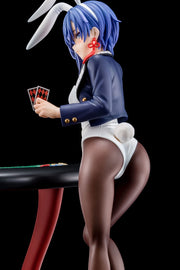 The Demon Sword Master of Excalibur Academy Statue 1/6 Sakuya Sieglinde wearing lapis lazuli blue bunny costume with Nip Slip Gimmick System Nippon Columbia