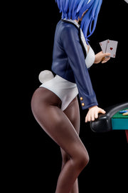 The Demon Sword Master of Excalibur Academy Statue 1/6 Sakuya Sieglinde wearing lapis lazuli blue bunny costume with Nip Slip Gimmick System Nippon Columbia