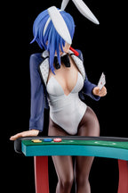 The Demon Sword Master of Excalibur Academy Statue 1/6 Sakuya Sieglinde wearing lapis lazuli blue bunny costume with Nip Slip Gimmick System Nippon Columbia
