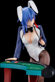 The Demon Sword Master of Excalibur Academy Statue 1/6 Sakuya Sieglinde wearing lapis lazuli blue bunny costume with Nip Slip Gimmick System Nippon Columbia