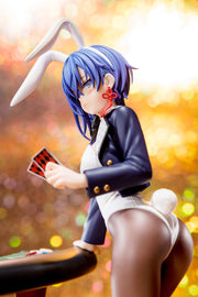 The Demon Sword Master of Excalibur Academy Statue 1/6 Sakuya Sieglinde wearing lapis lazuli blue bunny costume with Nip Slip Gimmick System Nippon Columbia