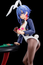 The Demon Sword Master of Excalibur Academy Statue 1/6 Sakuya Sieglinde wearing lapis lazuli blue bunny costume with Nip Slip Gimmick System Nippon Columbia