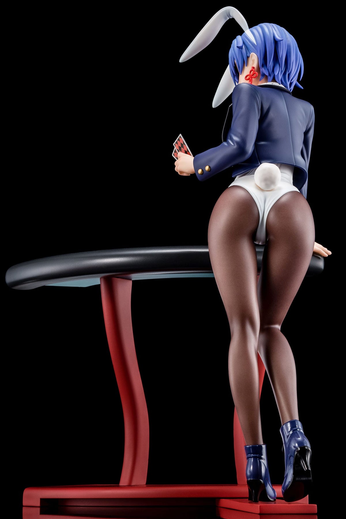 The Demon Sword Master of Excalibur Academy Statue 1/6 Sakuya Sieglinde wearing lapis lazuli blue bunny costume with Nip Slip Gimmick System Nippon Columbia