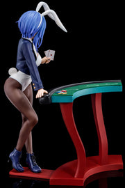 The Demon Sword Master of Excalibur Academy Statue 1/6 Sakuya Sieglinde wearing lapis lazuli blue bunny costume with Nip Slip Gimmick System Nippon Columbia