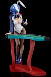 The Demon Sword Master of Excalibur Academy Statue 1/6 Sakuya Sieglinde wearing lapis lazuli blue bunny costume with Nip Slip Gimmick System Nippon Columbia