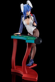 The Demon Sword Master of Excalibur Academy Statue 1/6 Sakuya Sieglinde wearing lapis lazuli blue bunny costume with Nip Slip Gimmick System Nippon Columbia