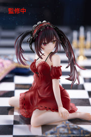 Date A Live V PVC Statue Desktop Cute Figure Kurumi Tokisaki Nightwear Ver. Renewal Taito