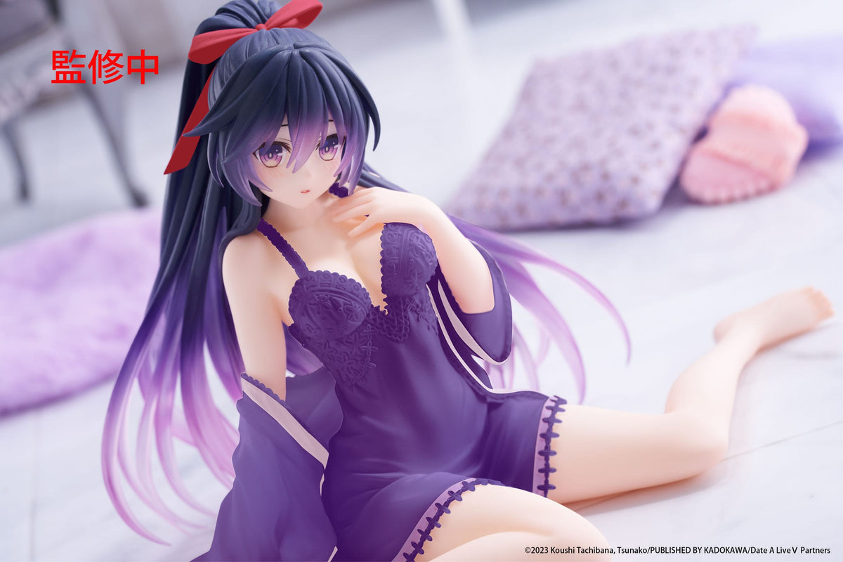 Date A Live V PVC Statue Desktop Cute Figure Tohka Yatogami Nightwear Ver. Renewal Taito