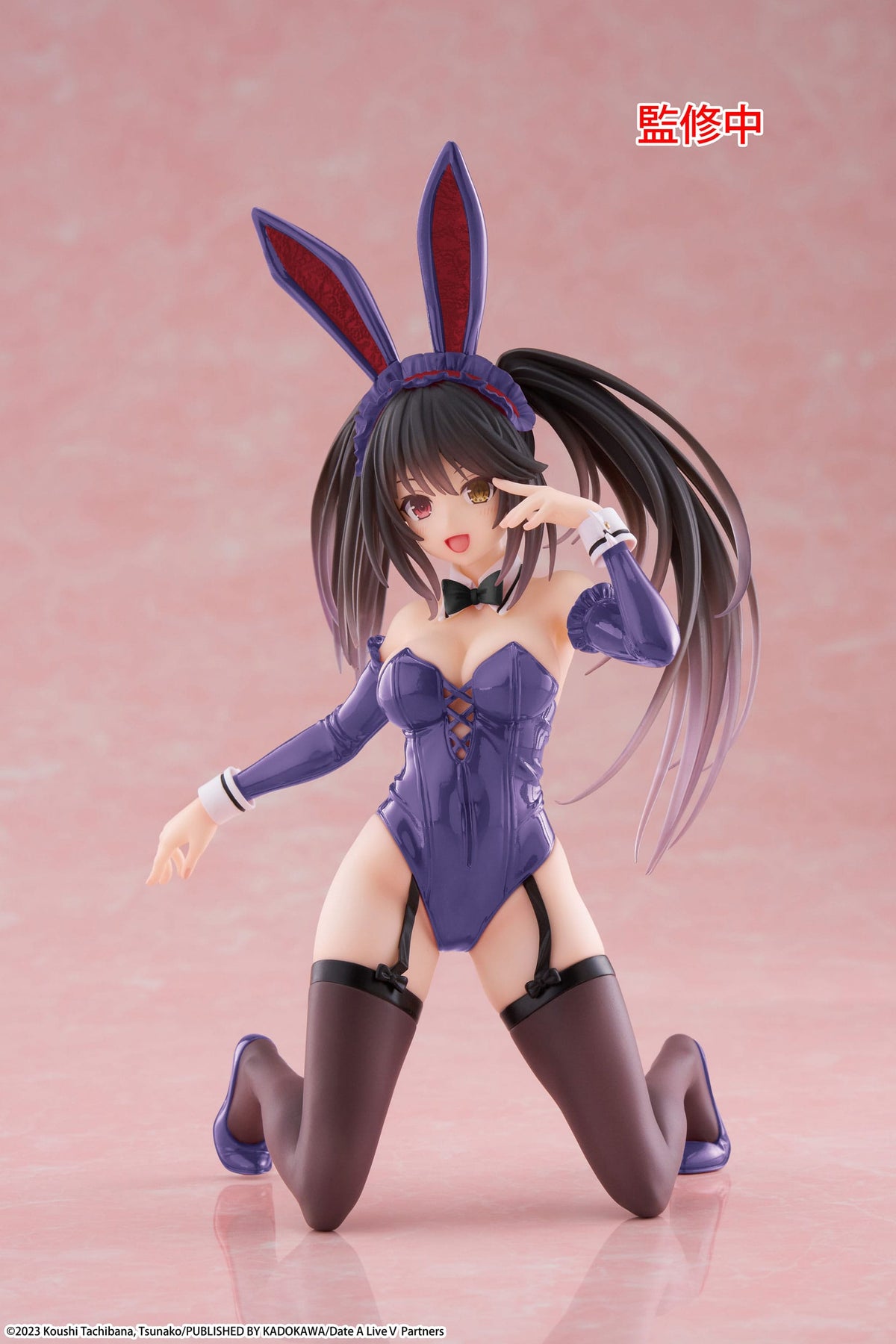 Date A Live V PVC Statue Desktop Cute Figure Kurumi Tokisaki Bunny Ver. Renewal Taito