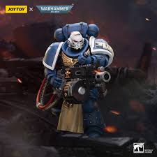 Warhammer 40k JoyToy Actionfigure - Ultramarines Sternguard Veteran with Heavy Bolter figure for collectors, display and premium shelf