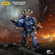 Warhammer 40k JoyToy Actionfigure - The Horus Heresy Ultramarines MKVI Tactical Squad Sergeant with Plasma Pistol and Power Sword figure