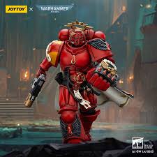 Warhammer 40k JoyToy Actionfigure - Blood Angels Captain with Inferno Pistol & Power Fist figure for collectors, display and premium shelf