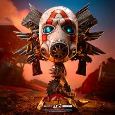Borderlands : Psycho Bandit Art Mask 1:1 scale statue for collectors, display and premium shelf presentation
