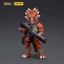 TMNT JoyToy Actionfigure - Captain Zorax & Adjutant Zork & Triceraton Infantryman figure for collectors, display and premium shelf