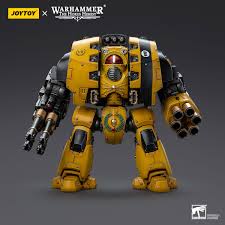Warhammer 40k JoyToy Actionfigure - Imperial Fists Leviathan Dreadnought with Cyclonic Melta Lance and Storm Cannon figure for collectors