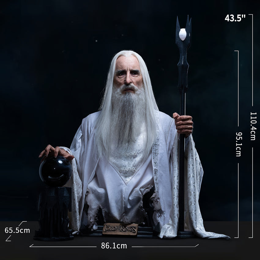 Saruman 1/1 Life Size Bust - The Lord of the Rings