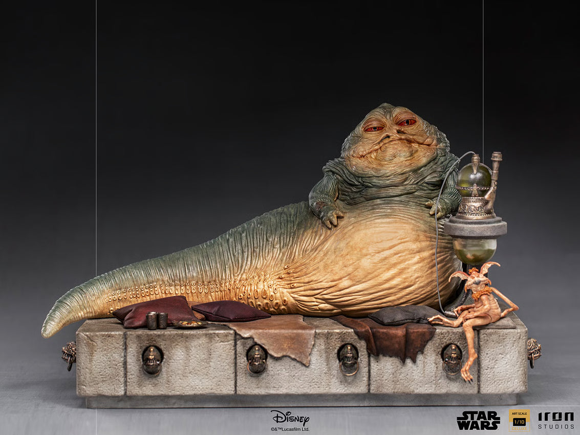 Star Wars - Jabba The Hutt Statue Art Scale 1/10 statue from Iron Studios for collectors, display and premium shelf presentation